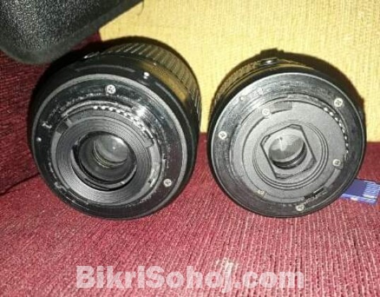 Nikon D3300 original DSLR Camera with 2 lenses